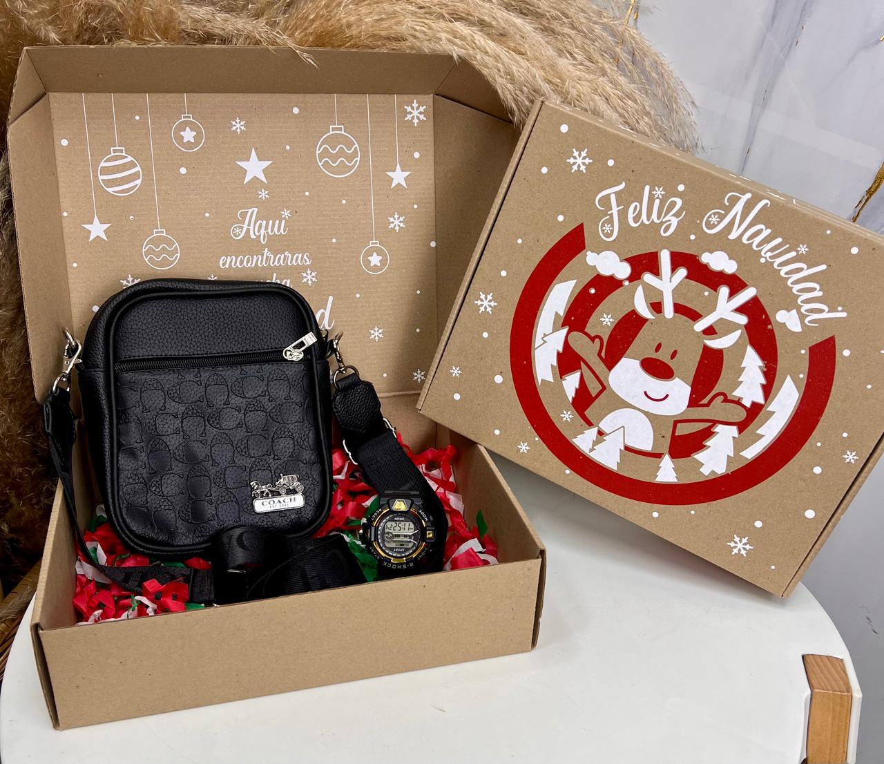 Combo Caballero Bolso + Reloj